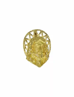 Sale Colgante rostro de Cristo oro 18k - 4cm Medalla De Cristo|Colgante De Cristo