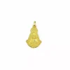 Hot Colgante Virgen del Rocío oro 18k - 27mm Medalla De La Virgen|Colgante Con La Virgen