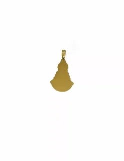 Flash Sale Colgante Virgen del Rocío oro 18k - 3,5cm Medalla De La Virgen|Colgante Con La Virgen