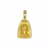New Colgante Virgen niña oro 18k Medalla De La Virgen|Colgante Con La Virgen
