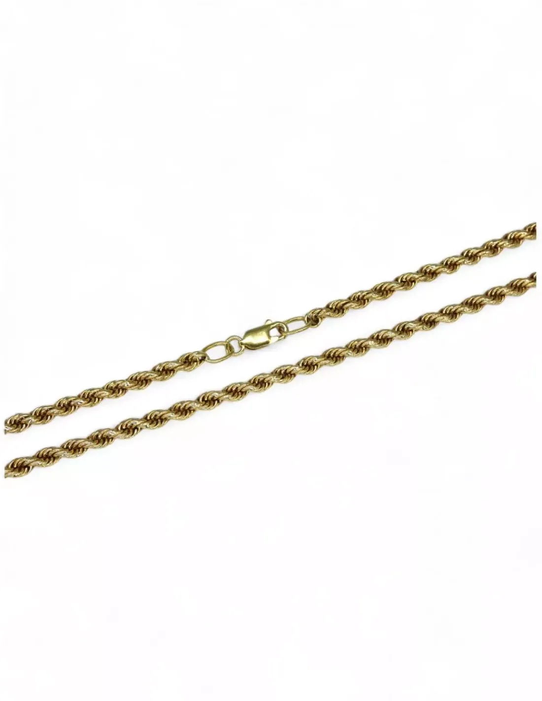 Shop Cordón salomónico oro 18k - 40x0.3cm Cordones De Oro|Cadenas De Oro