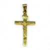 Online Crucifijo plano oro 18k - 3cm Crucifijo|Colgante De Cristo