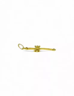 New Cruz Asturiana circonitas oro 18k Medalla De La Virgen|Medalla De Cristo