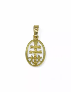 New Cruz de Caravaca en en circulo oro 18k - 1.8cm Cruz Caravaca