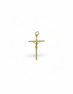 Flash Sale Cruz fina Cristo oro 18k Crucifijo