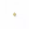 Hot Dije corazón oro 18k Colgante De Corazones