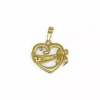 Hot Dije corazón "te amo" oro 18k Colgante De Corazones