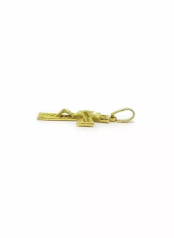 Store Dije Cruz oro 18k Medalla De Cristo|Colgante De Cristo