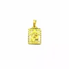 Best Sale Dije cuadrado Virgen niña oro 18k Medalla De La Virgen|Colgante Con La Virgen