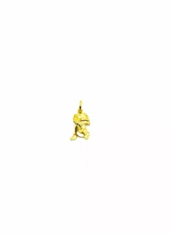 Outlet Dije niña letra C oro 18k Colgante Para Bebé Y Niños|Colgante Con Iniciales