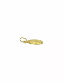 Outlet Dije ovalado niña oro 18k Medalla De La Virgen|Colgante Con La Virgen