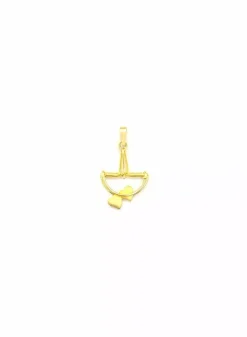 Discount Dije pinza con corazones oro 18k Colgante De Corazones