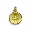 Hot Escapulario Virgen del Carmen y Sagrado corazón de Jesús oro 18k - 2cm Medalla De La Virgen|Medalla De Cristo