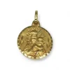 Cheap Escapulario Virgen del Carmen y Corazón de Jesús oro 18k - 2,5cm Medalla De La Virgen|Medalla De Cristo