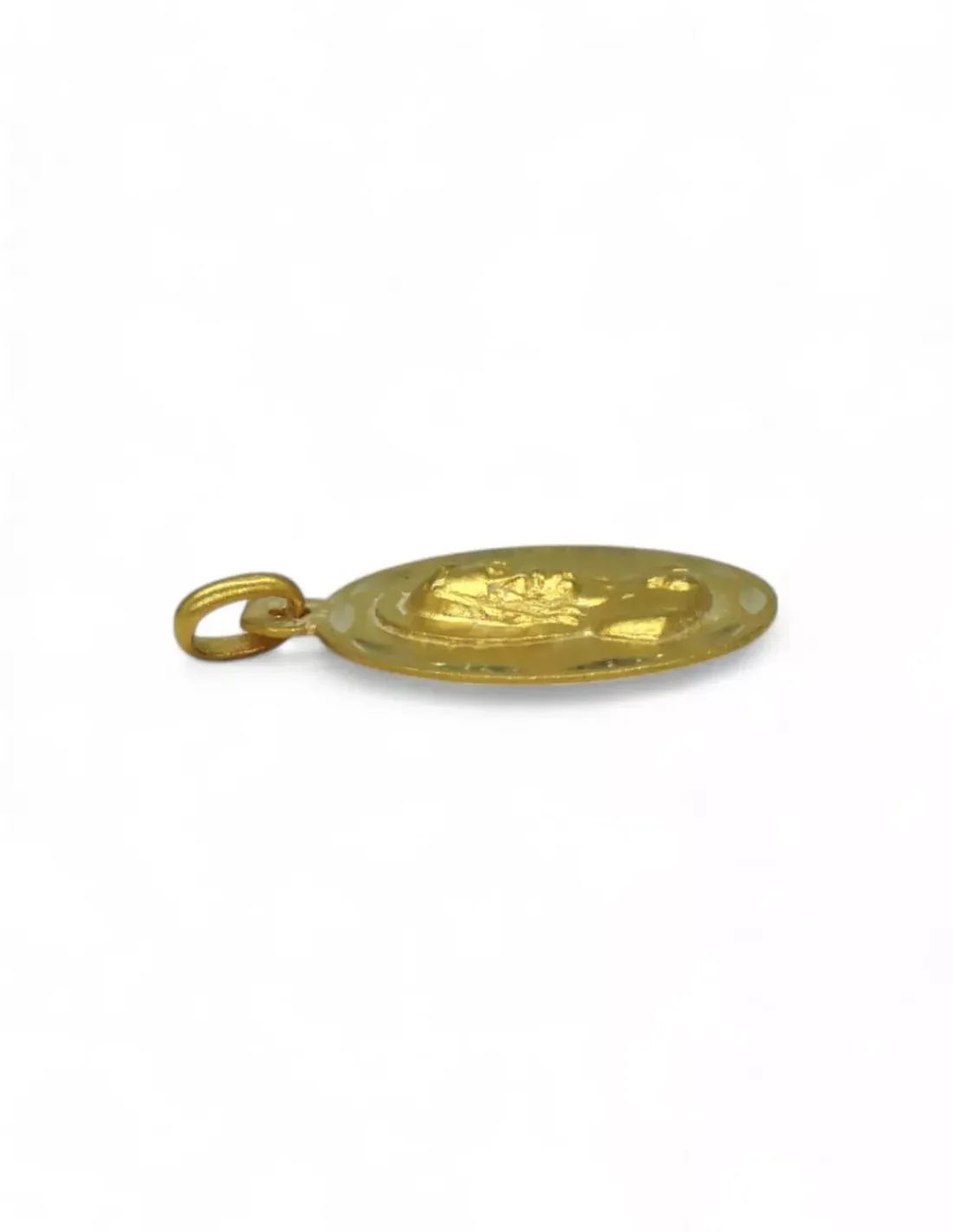 Cheap Escapulario Virgen del Carmen y Corazón de Jesús oro 18k - 2cm Medalla De La Virgen|Medalla De Cristo