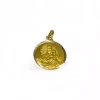 Cheap Escapulario Virgen del Carmen y Sagrado Corazón oro 18k - 2cm Medalla De La Virgen|Medalla De Cristo