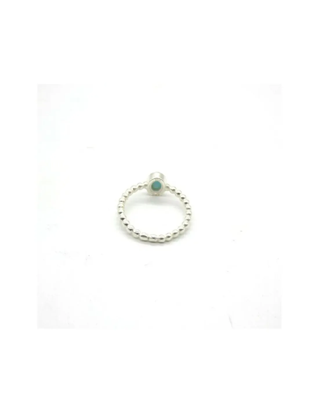 Cheap foto *Anillo bolitas y piedra ovalada plata 925 Anillos De Plata|Anillos