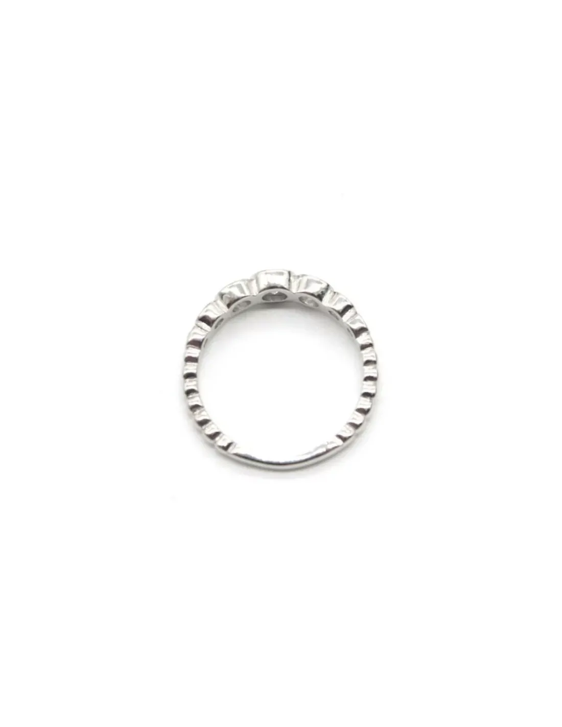 Best Sale foto*Anillo bolitas y circonitas chatones tamaño ascendente Plata 925 Anillos De Plata|Anillos