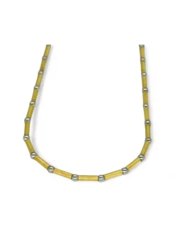 Best Sale Gargantilla bolitas oro bicolor 18k - 44cm Gargantillas De Oro|Cadenas De Oro