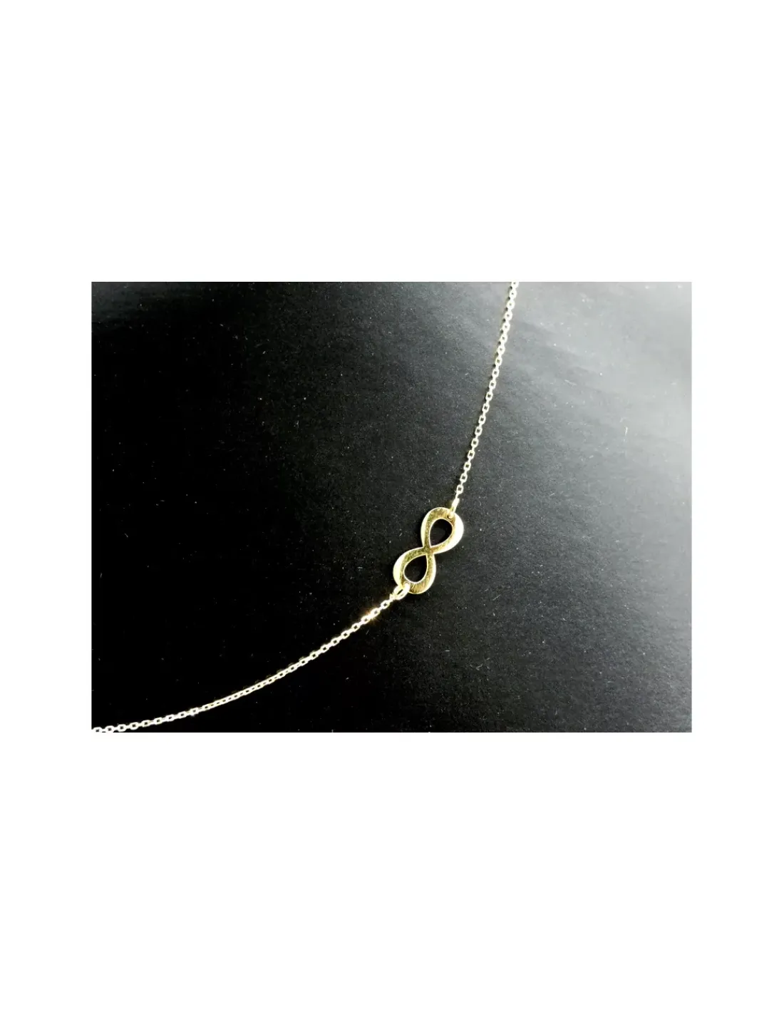 Outlet Gargantilla colgante infinito oro 18k - 42cm Cadenas De Oro