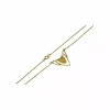 Best Gargantilla con hueso y eslabón veneciano oro 18k - 38cm Gargantillas De Oro