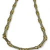 Cheap Gargantilla eslabones mixtos oro 18k - 45cm Gargantillas De Oro