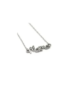 Best Sale Gargantilla Mama lisa Plata 925 rodio - 40 cm Gargantillas De Plata