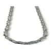 Shop Gargantilla plana oro blanco 18k - 45cm Gargantillas De Oro