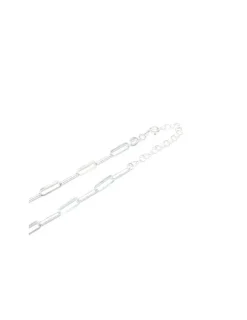 Online Gargantilla plata asas y cadena con bolitas - 45 cm Gargantillas De Plata