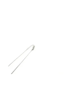 Hot Gargantilla plata doble altura media luna nácar, estrella y circonitas - 44cm Gargantillas De Plata