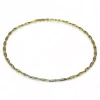 Best Sale Gargantilla semi-articulada bicolor oro 18k - 42cm Gargantillas De Oro