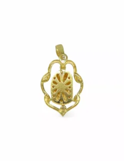 New Medalla calada Virgen María con circonitas oro 18k Medalla De La Virgen|Colgante Con La Virgen
