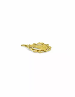 Fashion Medalla con orla Virgen del Rocío oro 18k Medalla De La Virgen|Colgante Con La Virgen