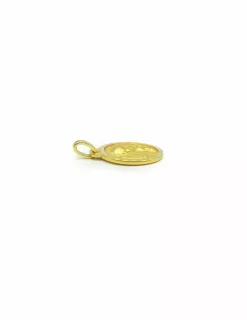 Sale Medalla Ángel de la guarda y Niño Jesús oro 18k Medalla Para Bebé