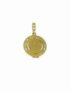 Hot Medalla niña circonita oro 18k Medalla De La Virgen