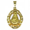 Fashion Medalla virgen del Rocío oro 18k Medalla De La Virgen|Medalla De Oro Grabado