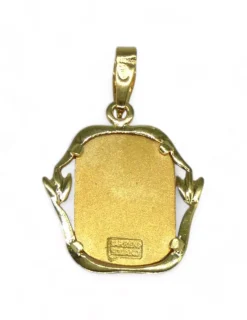 Cheap Medalla Virgen Niña oro 18k - 3cm Medalla De La Virgen|Colgante Con La Virgen