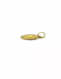 New Medalla Virgen niña oro 18k - 2cm Medalla De Oro Grabado|Colgante De Oro Grabado