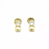 Flash Sale Pendiente niña cuadrado perla oro 18k Pendientes De Oro|Pendientes De Perlas