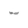 Cheap Pendientes alas ángel con circonitas 13mm plata 925 rodio Pendientes De Plata