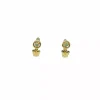 Shop Pendientes circonita verde y mariposas oro 18k Pendientes De Oro