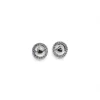 Hot Pendientes circonitas y corazón plata 925 Pendientes De Plata