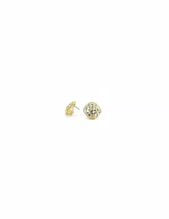 Store Pendientes con flores bicolor oro 18k Pendientes De Oro
