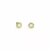 Discount Pendientes de flor perla y circonitas oro 18k Pendientes De Oro