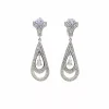 Sale Pendientes lagrimas oro blanco 18k Pendientes De Oro