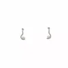 Shop Pendientes largos circonitas/perla oro blanco 18k Pendientes De Perlas|Pendientes De Oro