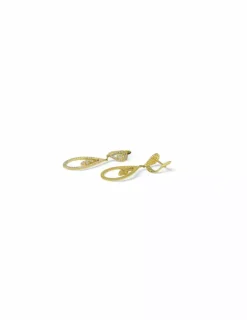 Cheap Pendientes largos oro 18k Pendientes De Oro