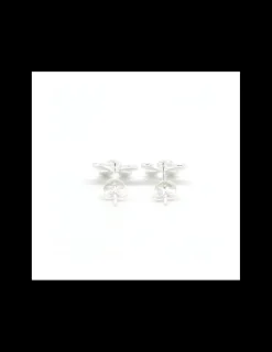 Online Pendientes margarita plata de Ley - 13mm Pendientes De Plata