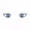 Online Pendientes ojo turco circonitas azul plata 925 Pendientes De Oro
