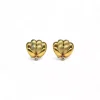 Shop Pendientes ondas bicolor circonita oro 18k Pendientes De Oro